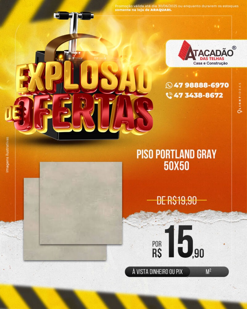 PISO PORTLAND GRAY 50X50