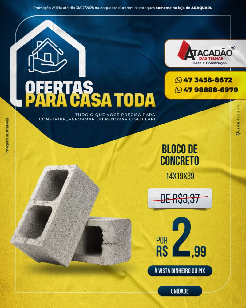 BLOCO DE CONCRETO
