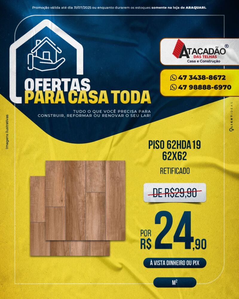 PISO 62HDA19 62X62