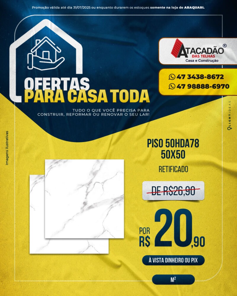 PISO 50HDA78 50X50