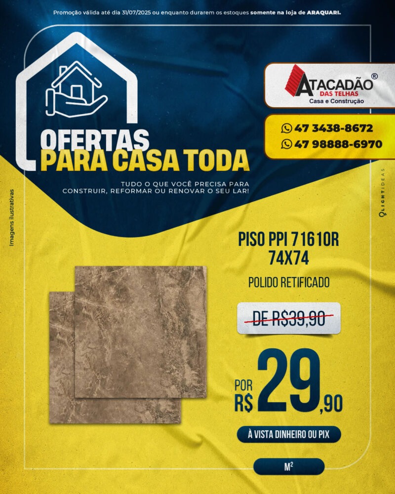 PISO PPI 71610R 74X74