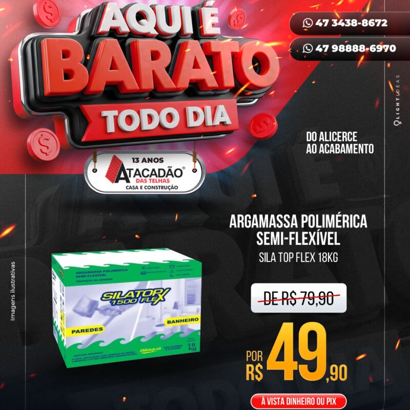 ARGAMASSA POLIMÉRICA SEMI-FLEXÍVEL