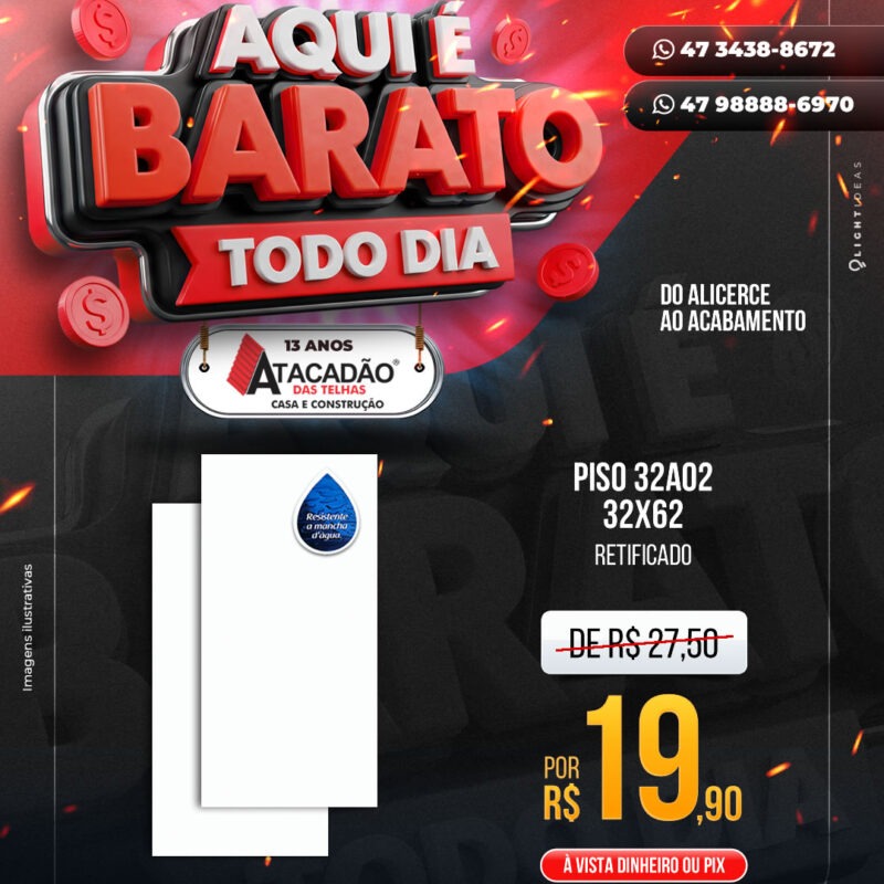 PISO 32A02 32X62