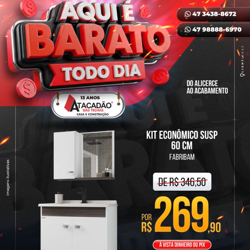 KIT ECONÔMICO SUSP 60 CM