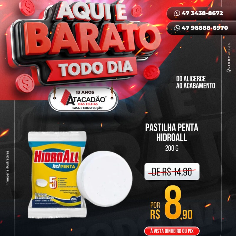 PASTILHA PENTA HIDROALL
