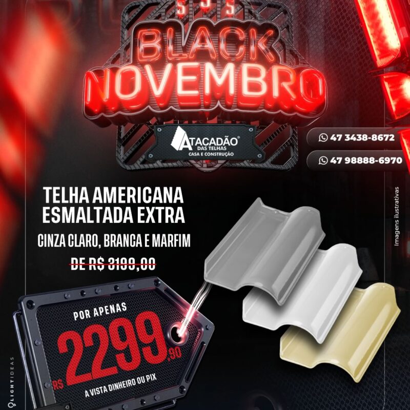 TELHA AMERICANA ESMALTADA EXTRA