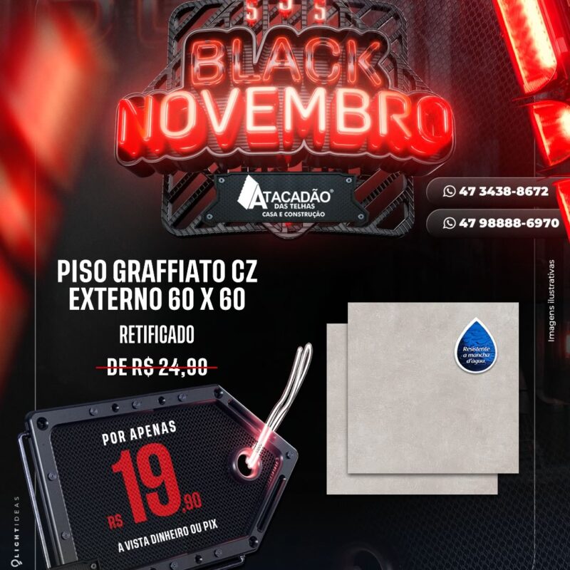 PISO GRAFFIATO CZ EXTERNO 60 X 60