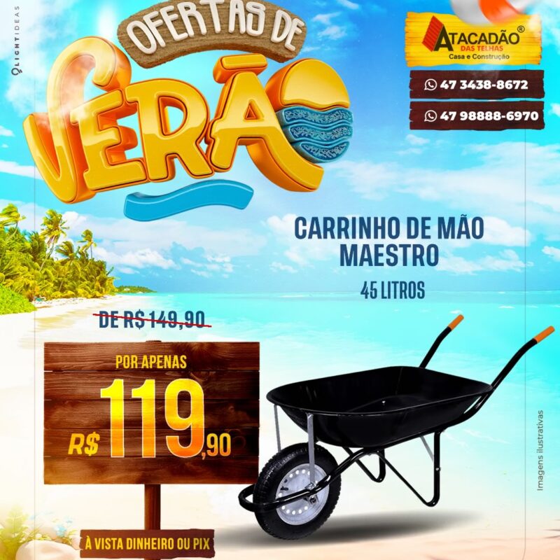 CARRINHO DE MÃO MAESTRO