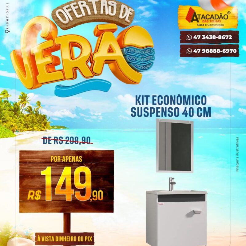 KIT ECONÔMICO SUSPENSO 40 CM