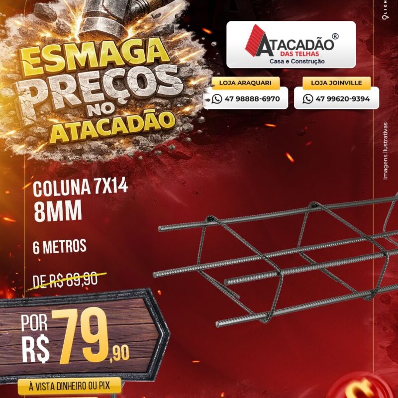 COLUNA 7X14  8MM