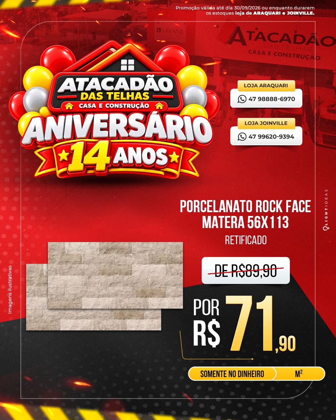 PORCELANATO ROCK FACE MATERA 56X113