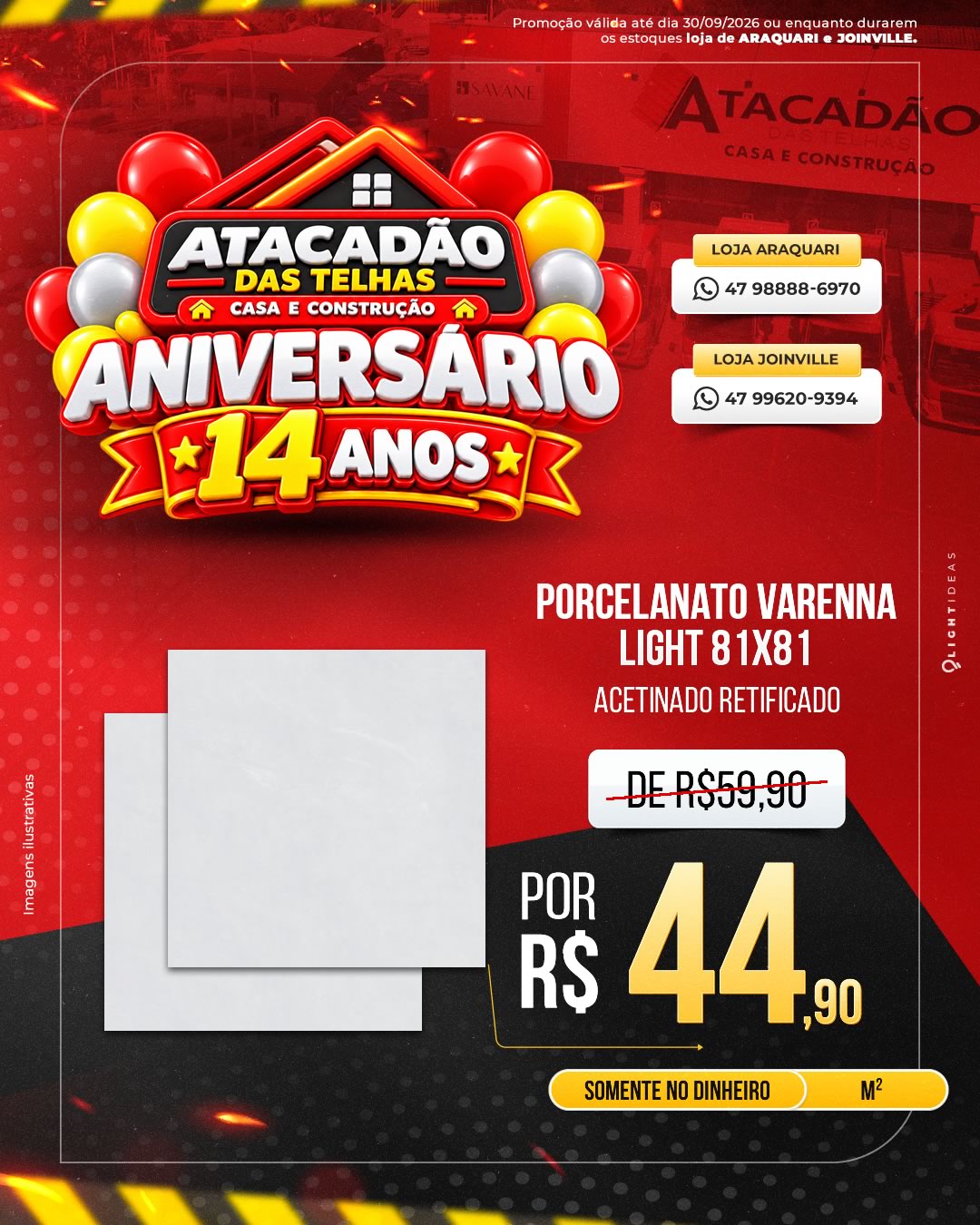 PORCELANATO VARENNA LIGHT 81X81