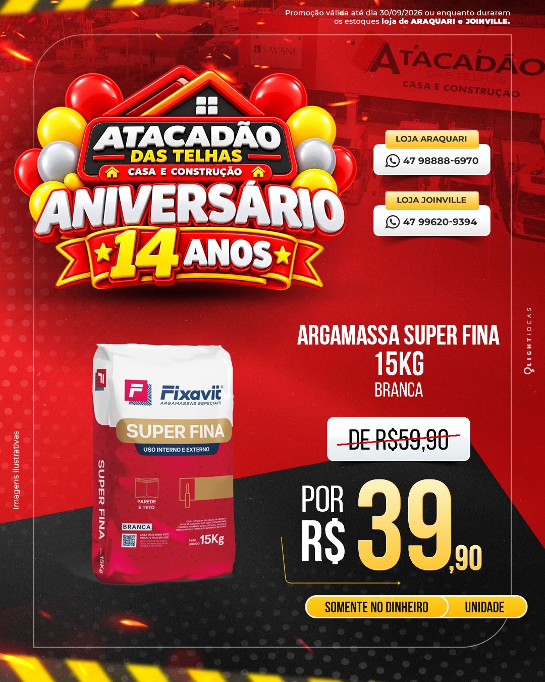 ARGAMASSA SUPER FINA 15KG