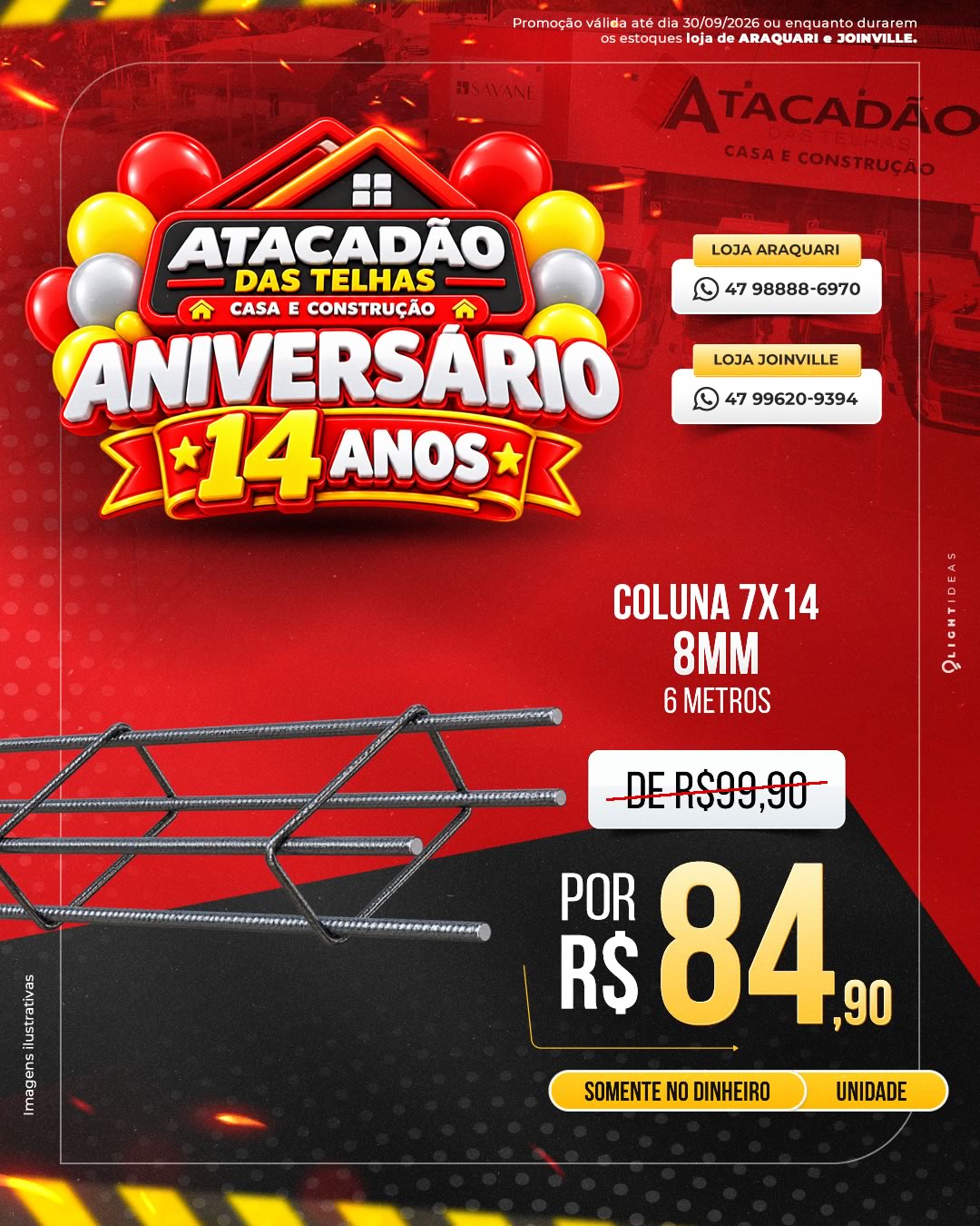 COLUNA 7X14 8MM