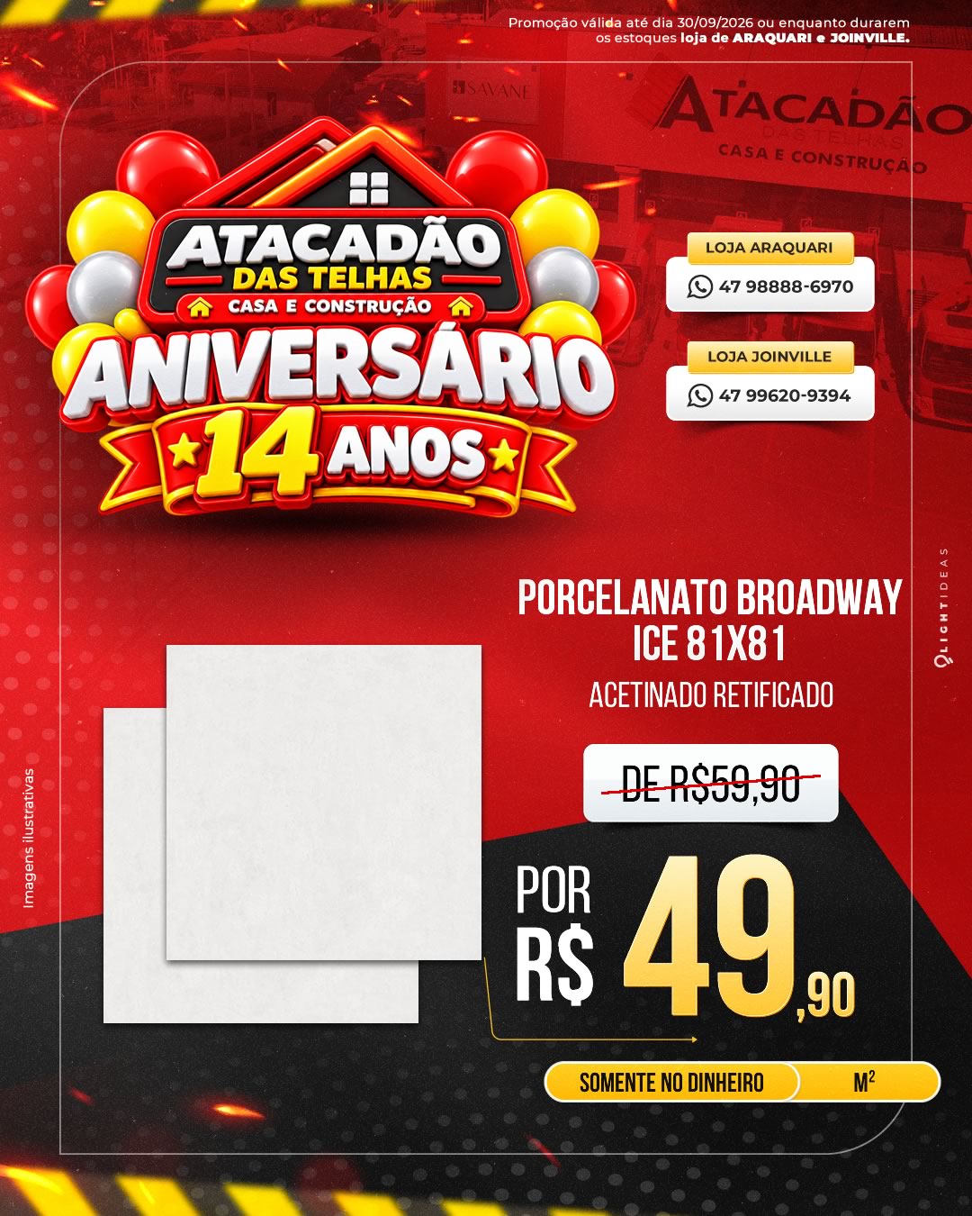 PORCELANATO BROADWAY ICE 81X81