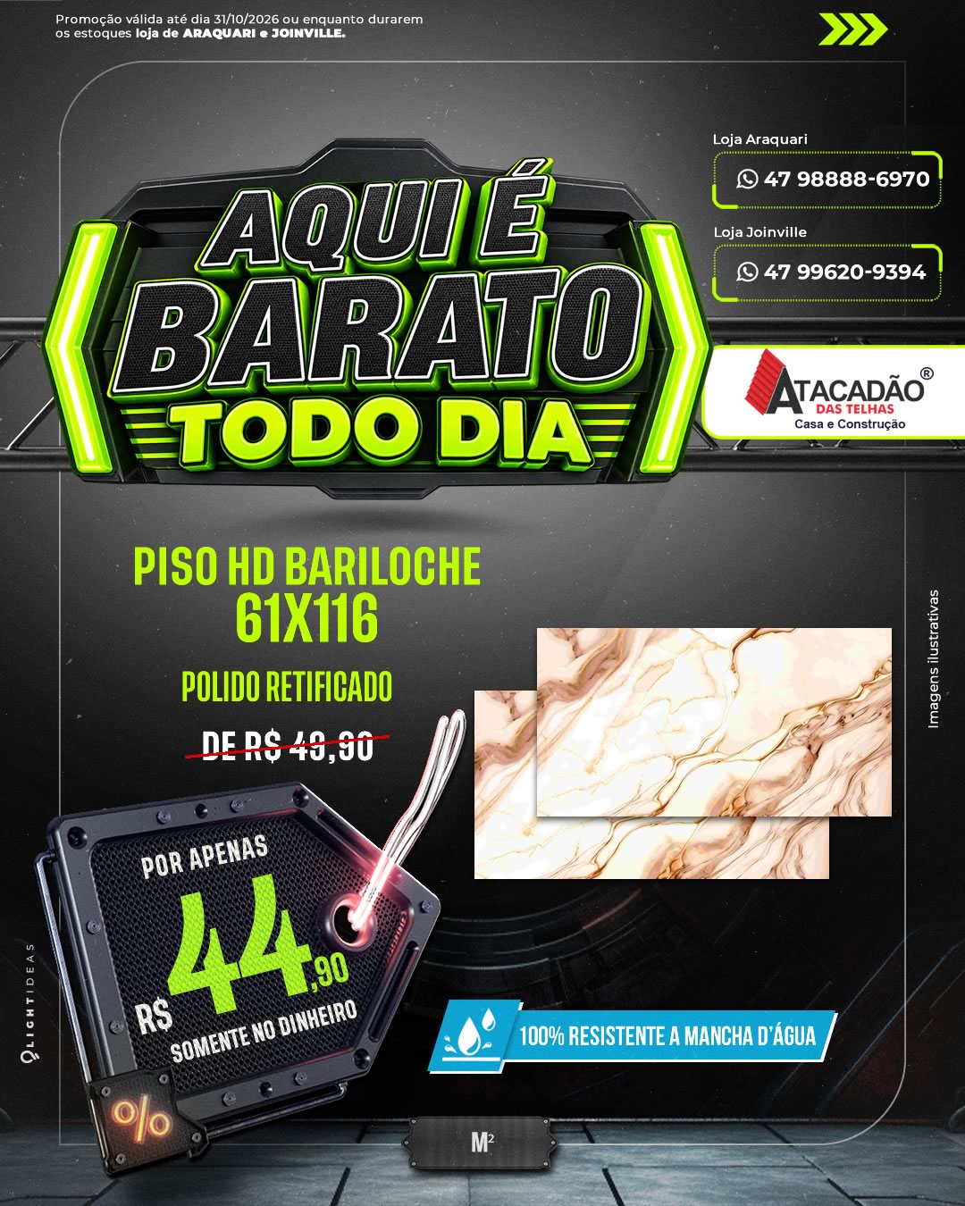 PISO HD BARILOCHE 61X116