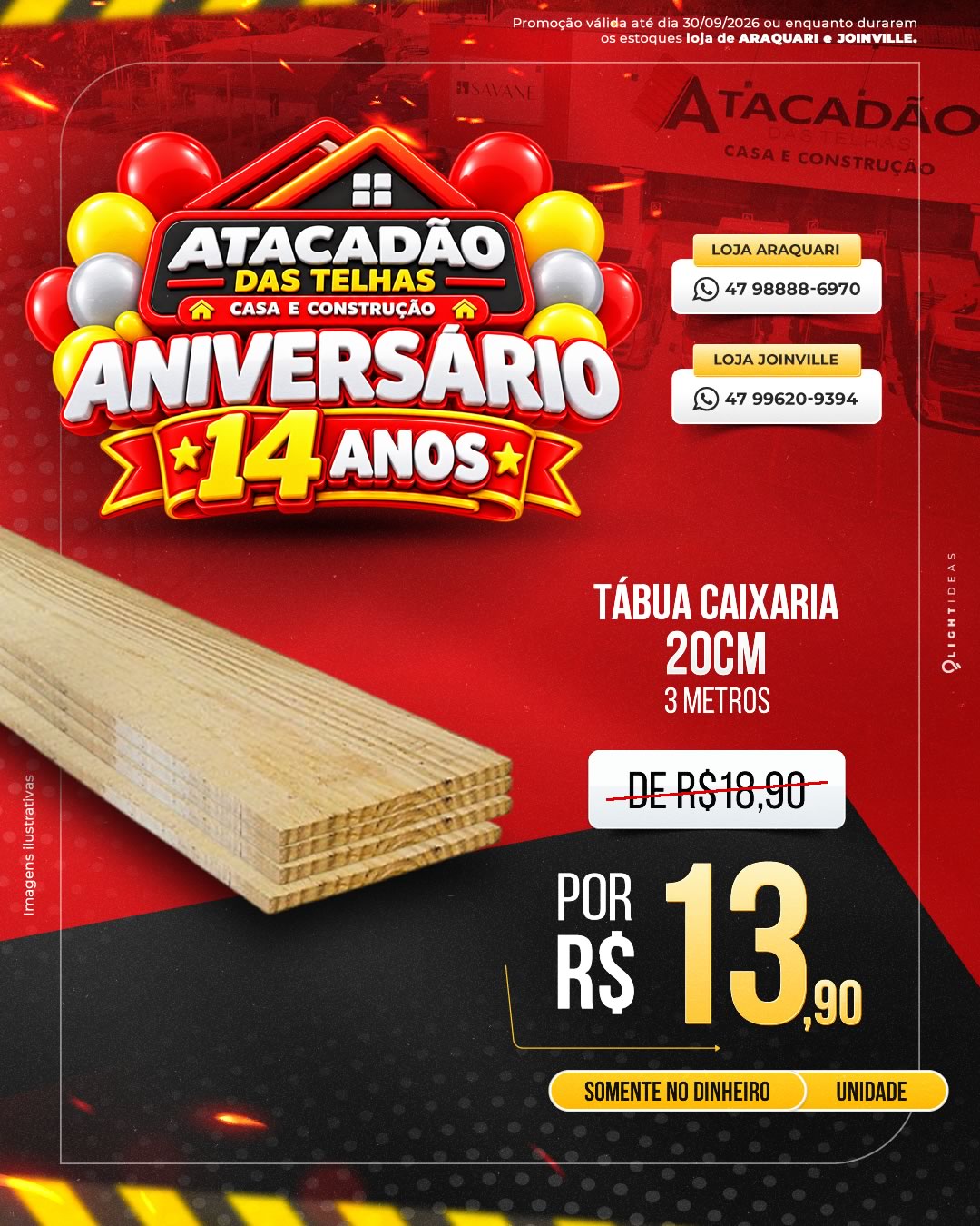 TÁBUA CAIXARIA 20CM