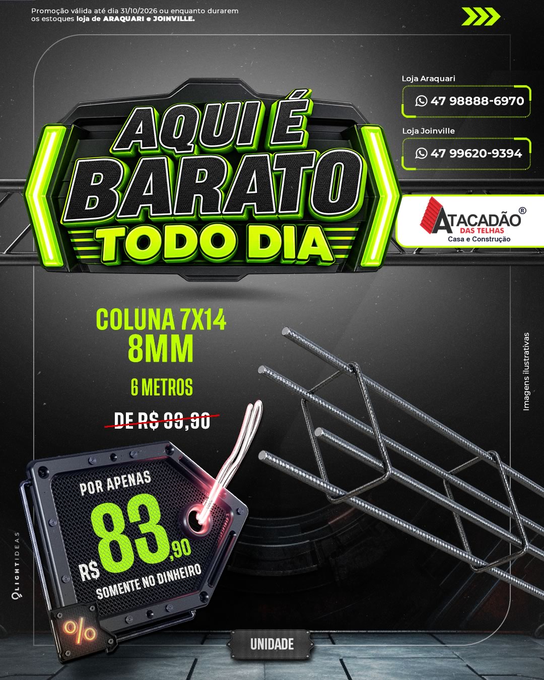 COLUNA 7X14 8MM