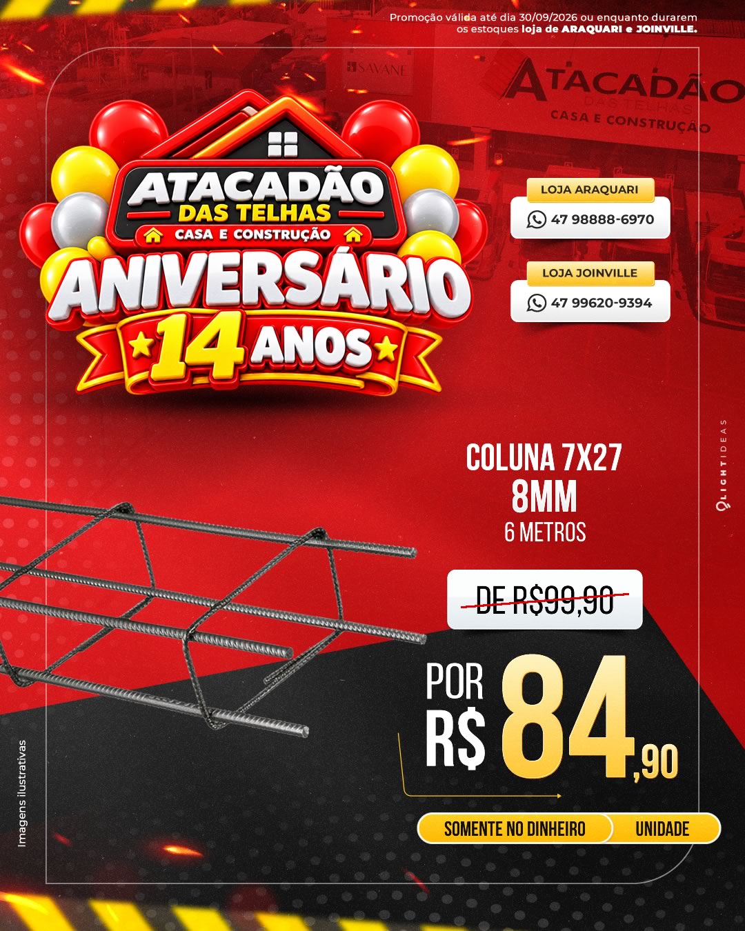 COLUNA 7X27 8MM