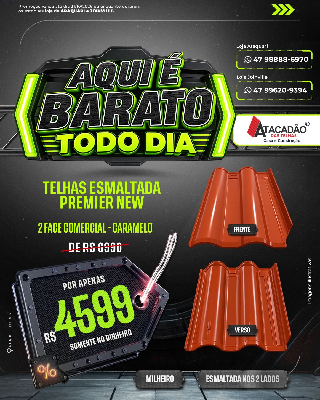 TELHAS ESMALTADA PREMIER NEW