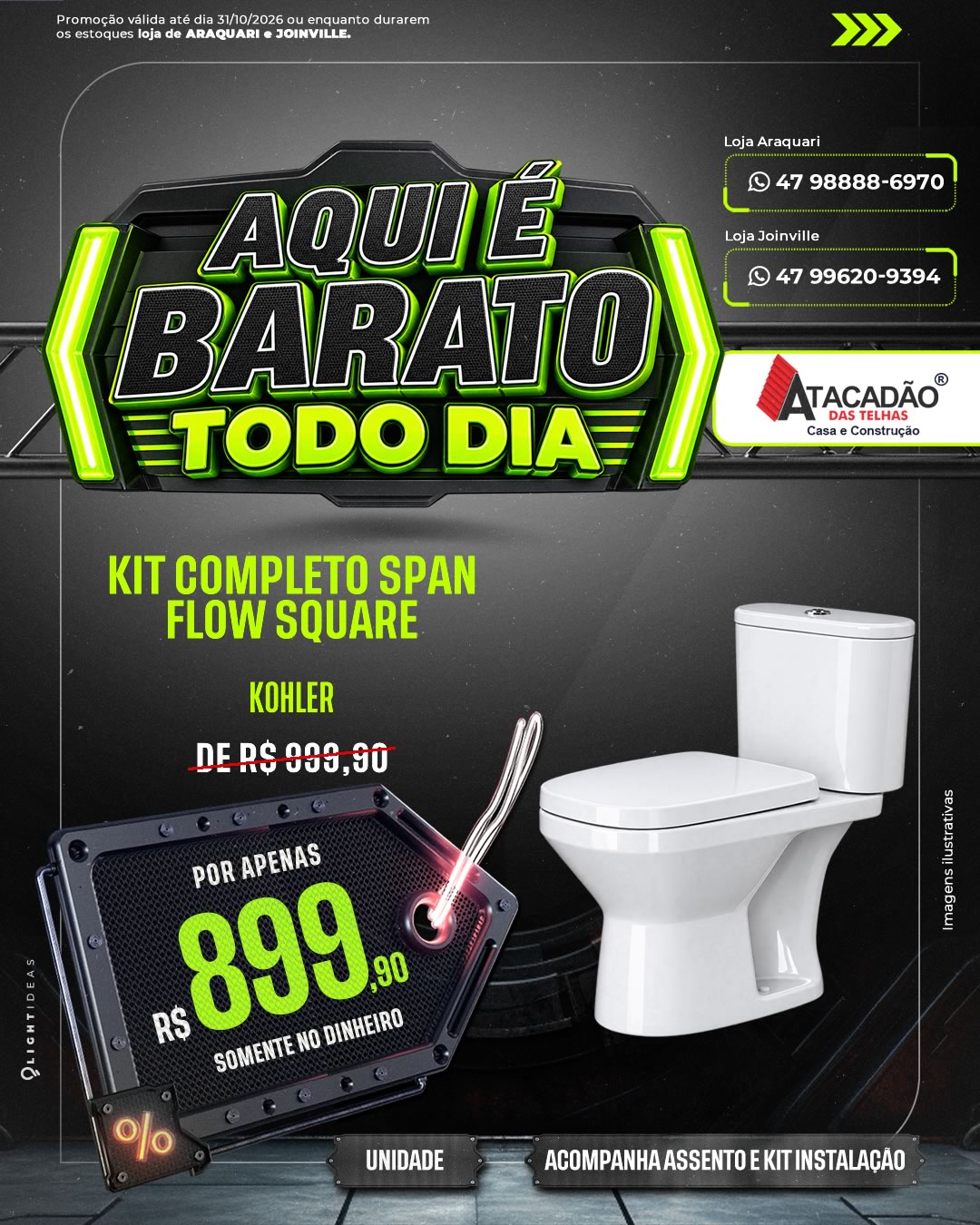 KIT COMPLETO SPAN FLOW SQUARE