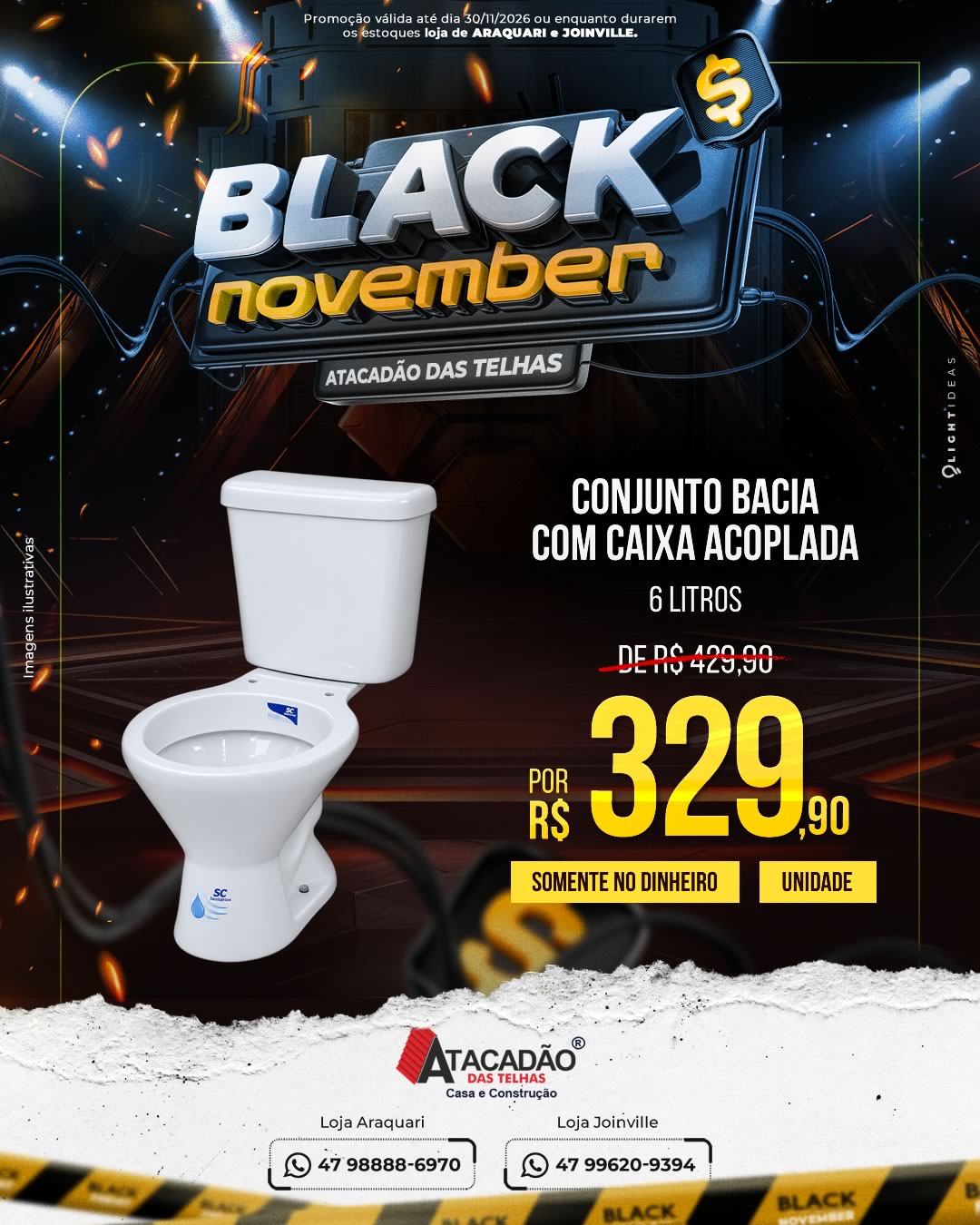CONJUNTO BACIA COM CAIXA ACOPLADA